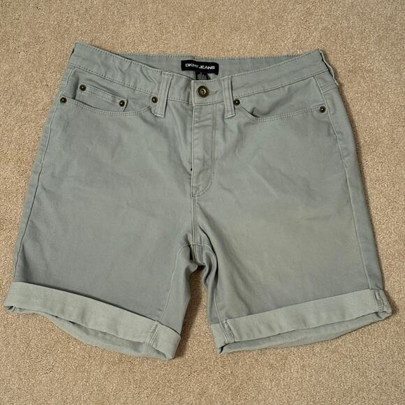 DKNY Jeans Gray Shorts, Size 4 - Picture 1 of 4